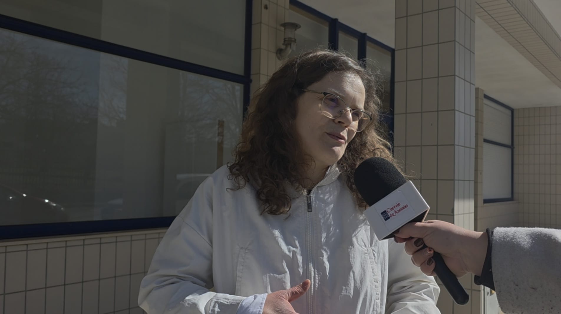 Ana Amorim, presidente da associação de pais da escola do Picoto
