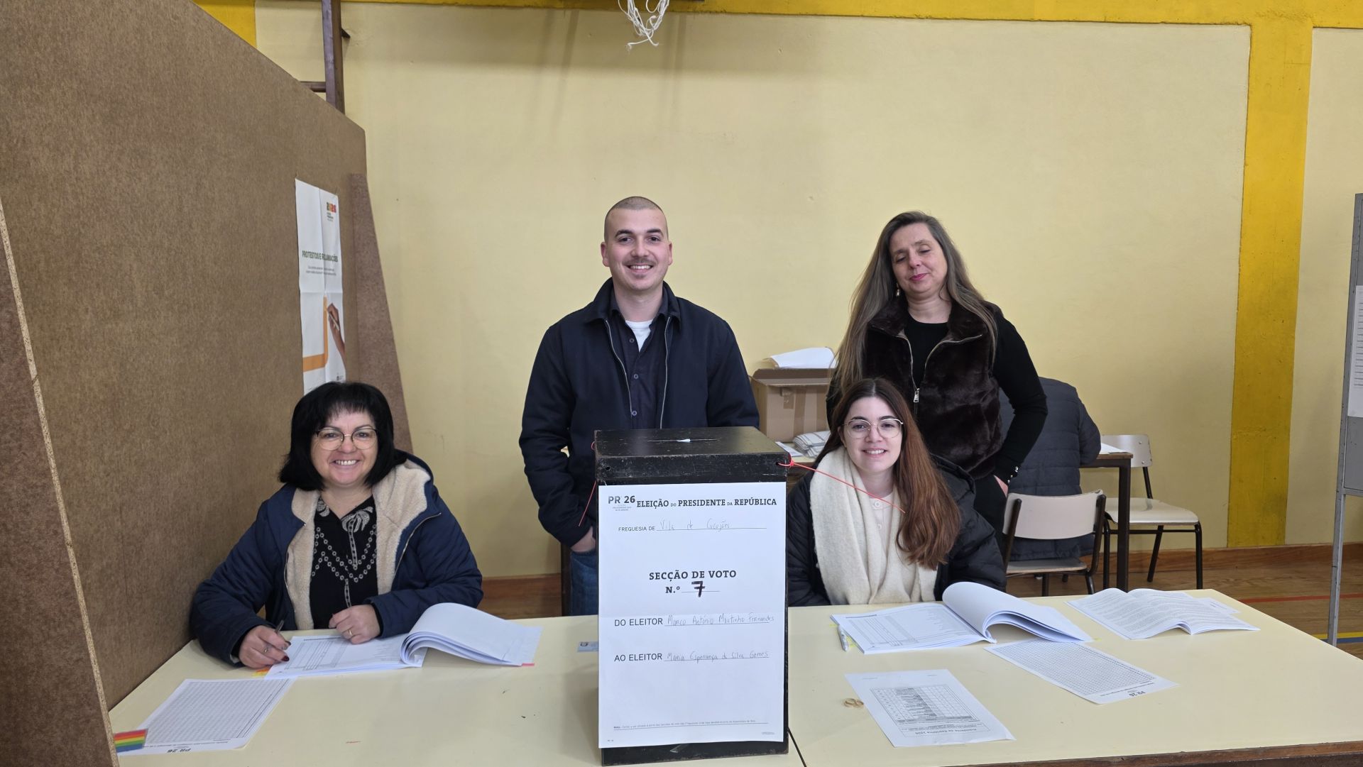 Mesa de Voto  nº7 - Cucujães