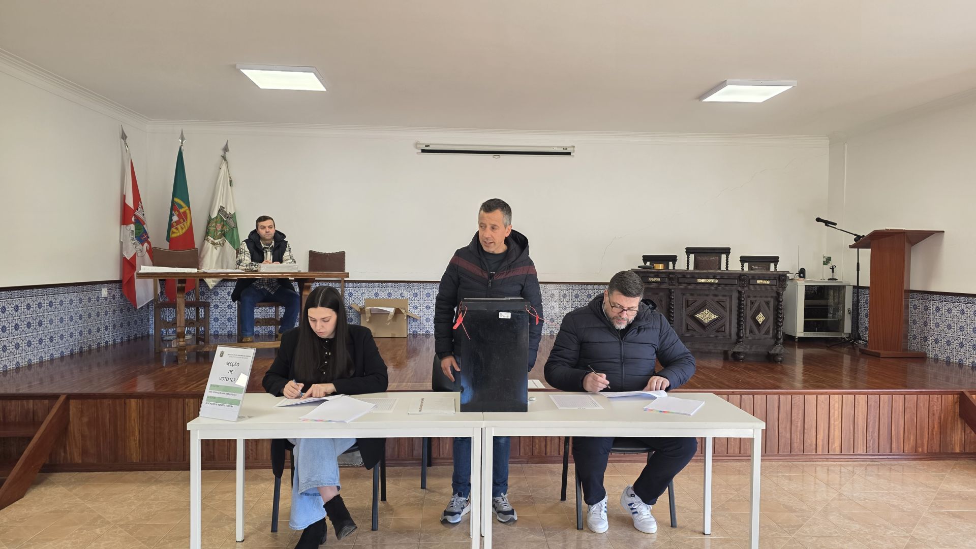 Mesa de Voto  nº1 - São Martinho da Gândara