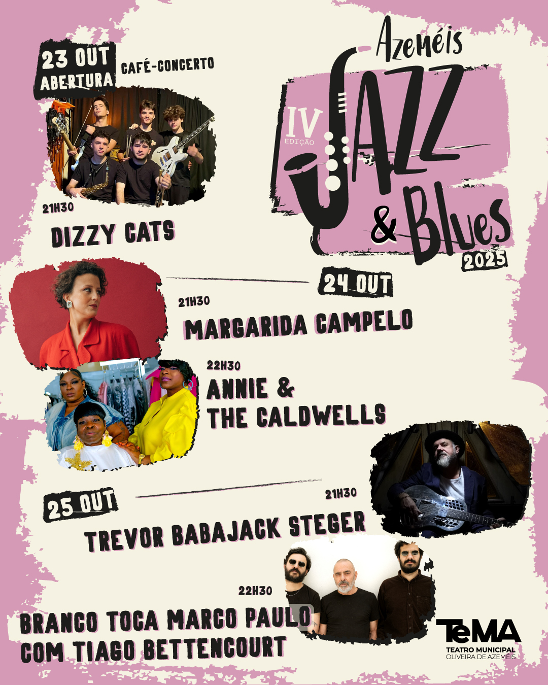 Programação 4ª edição do Azeméis Jazz & Blues